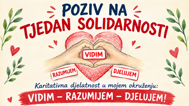 Poziv na Tjedan solidarnosti: Vidim – razumijem – djelujem!